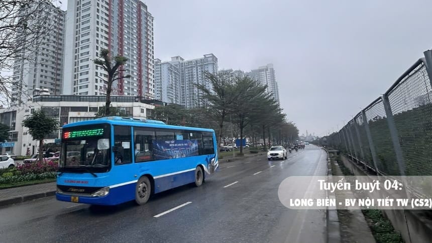 Lộ trình tuyến buýt số 4 tại Hà Nội được nhiều người quan tâm