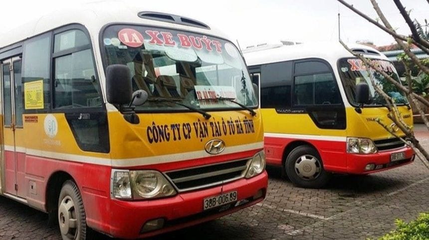 Xe buýt Hà Tĩnh có hệ thống xe đi khắp các khu vực của tỉnh và lân cận