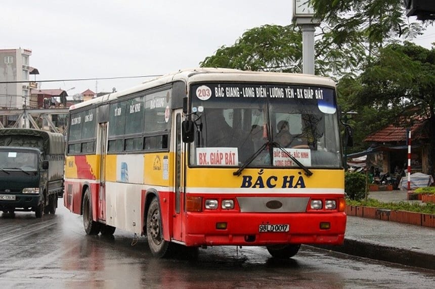 Tuyến buýt 203 đi Bắc Giang xuất phát từ Hà Nội