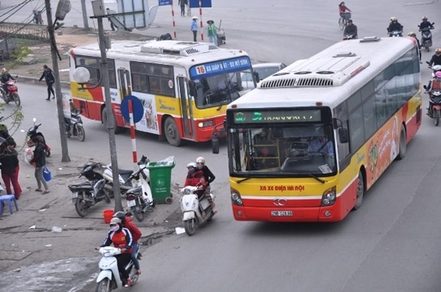 Lộ trình xe buýt thường cố định và ổn định trong ngày