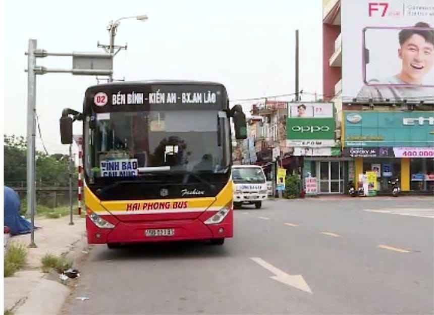 Lịch dừng đỗ của tuyến buýt 02 cố định trong ngày