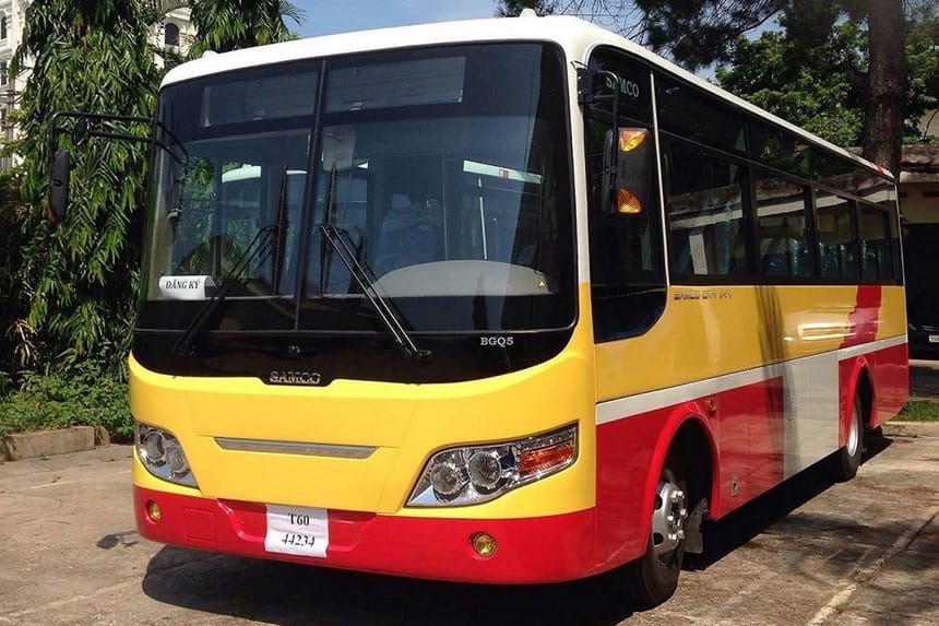 Xe buýt nội tỉnh là lựa chọn tối ưu cho người dân Việt Trì