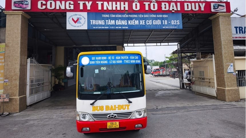 Lịch trình xe bus số 10 Đại Duy Nam Định