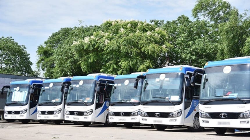 Xe buýt 03 tuyến Nghĩa Hưng Nam Định phục vụ nhiều khu vực