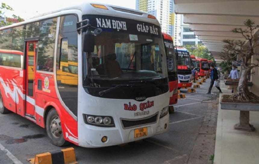 Xe buýt 03 tuyến Nghĩa Hưng Nam Định tiện lợi