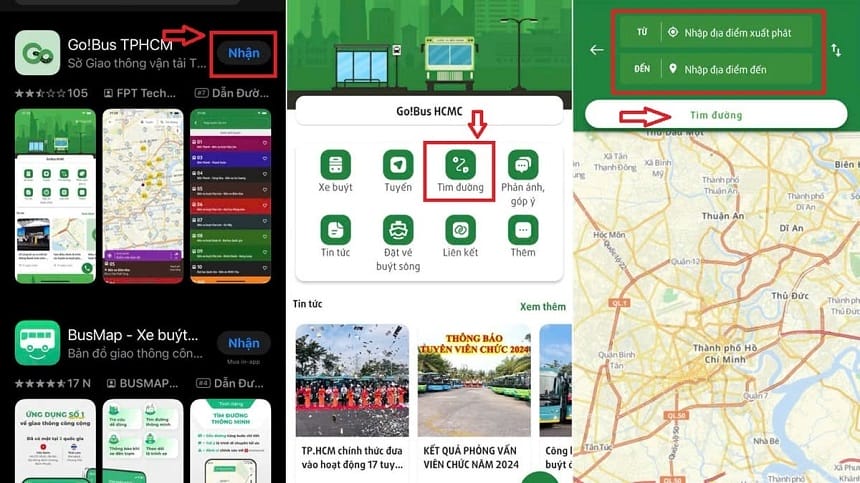 App Go!Bus TPHCM tiện lợi, dễ sử dụng