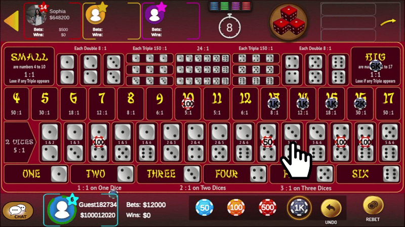 Biến thể tài xỉu theo chủ đề (Theme Sic Bo)