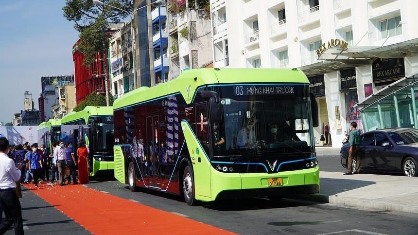 Cập nhật lộ trình xe bus điện VinFast TPHCM để di chuyển dễ dàng