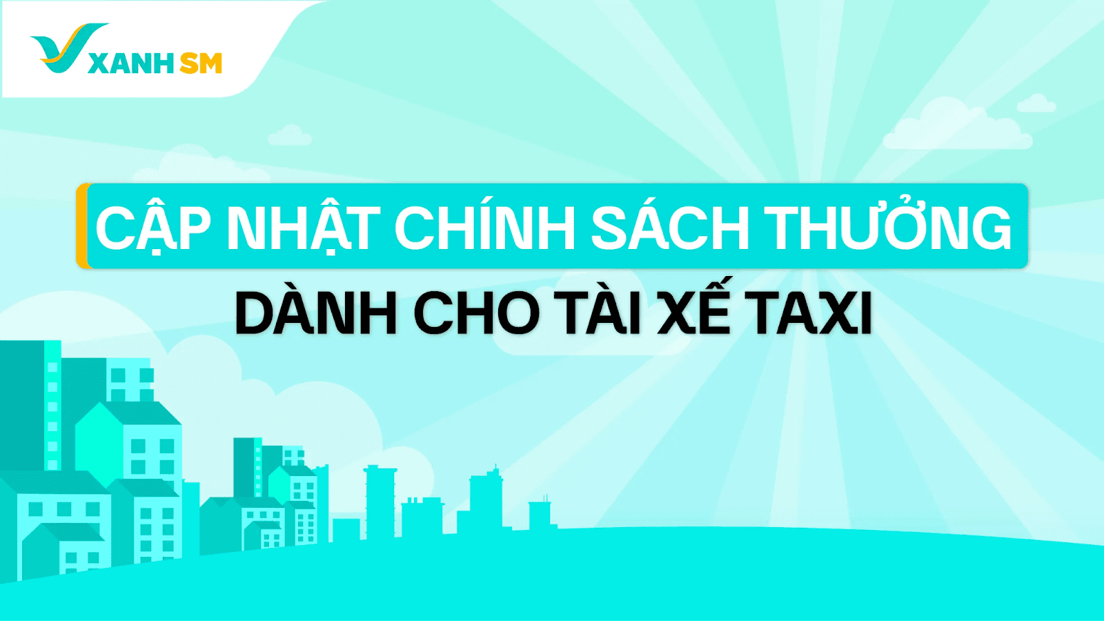 Chính sách các mốc thưởng Xanh SM taxi cực kỳ hấp dẫn