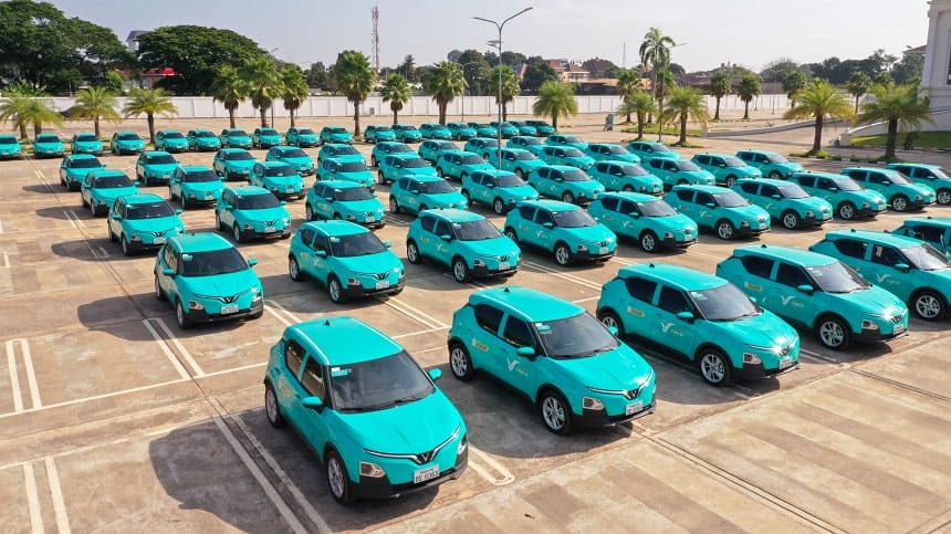 Dàn xe taxi xanh mới vô cùng chất lượng