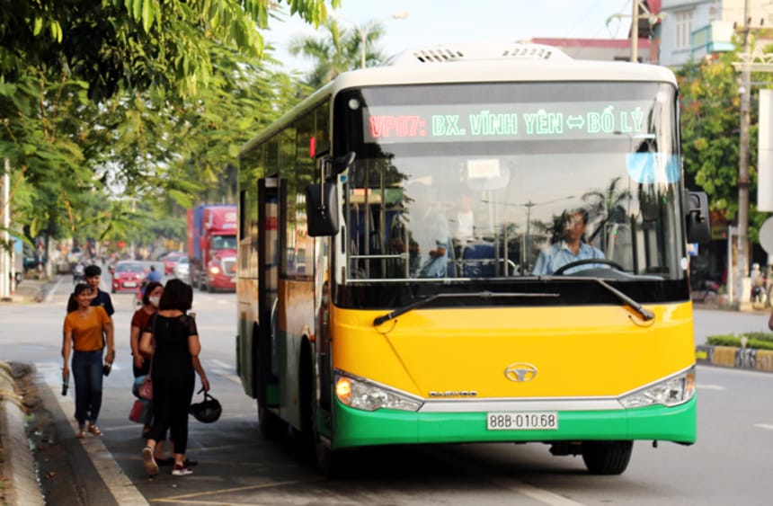 Giá vé xe bus tuyến 07 Vĩnh Phúc là bao nhiêu?