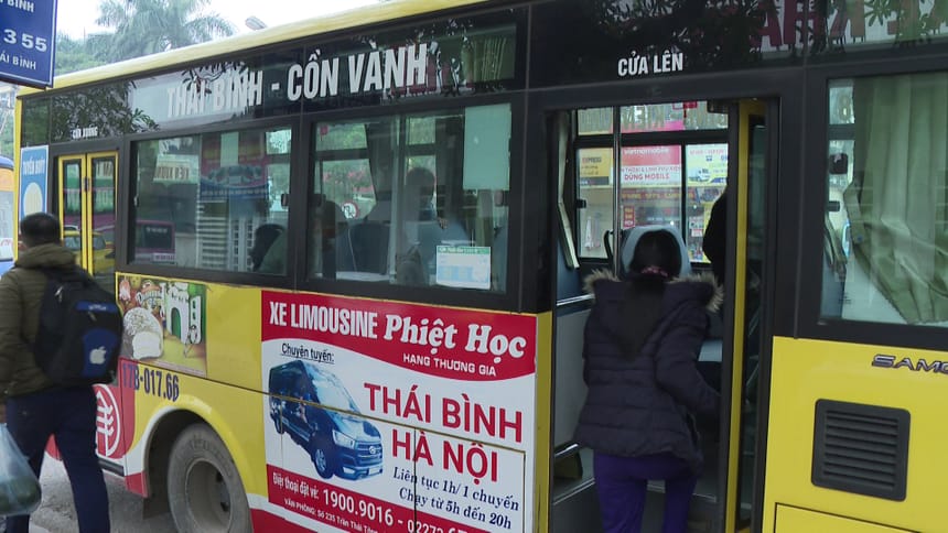 Hệ thống xe buýt Thái Bình - Các tuyến liên tỉnh