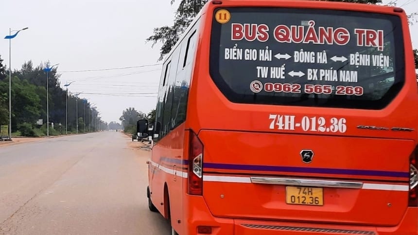 Lịch trình tuyến xe buýt Huế Quảng Trị