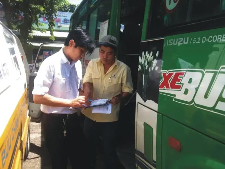 Lộ trình di chuyển từ đồng bằng lên huyện miền núi Trà Bồng