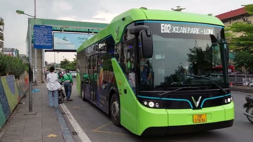 Lộ trình xe bus E02 Hà Nội