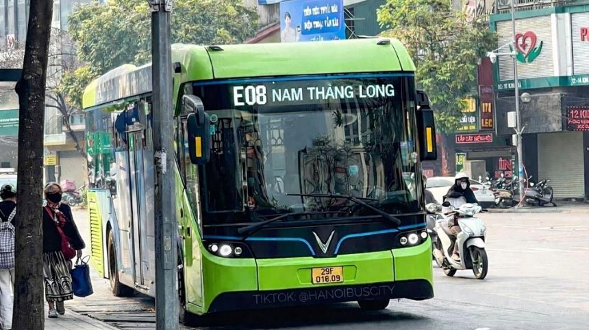 Lộ trình xe bus E08 Hà Nội mới nhất