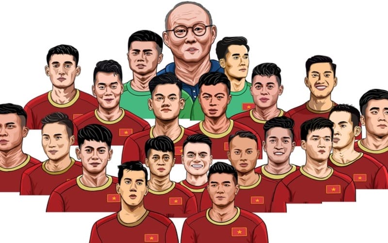 Mỗi cầu thủ lại có các biệt danh ấn tượng để dễ nhận diện