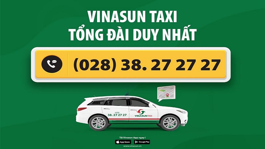 Số tổng đài taxi Vinasun TP.HCM