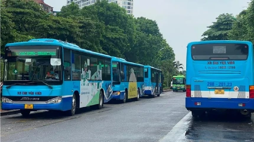 Tần suất hoạt động dày đặc của tuyến xe bus 51 Hà Nội