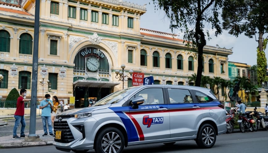 Taxi G7 sở hữu số lượng xe lớn đáp ứng nhu cầu khách hàng