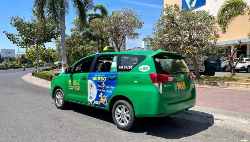 Taxi Mai Linh là thương hiệu lớn phủ sóng ở Dầu Giây