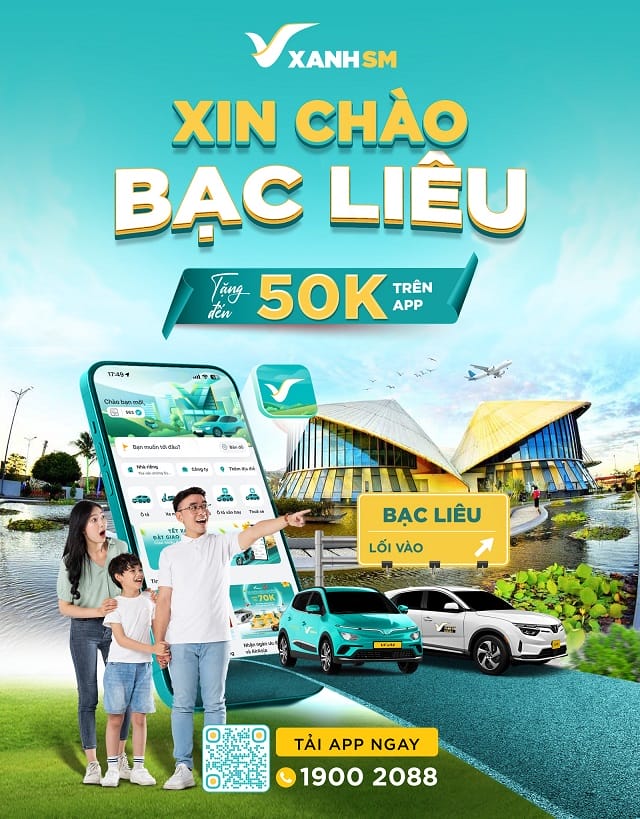 Xanh SM Bạc Liêu với nhiều ưu đãi hấp dẫn