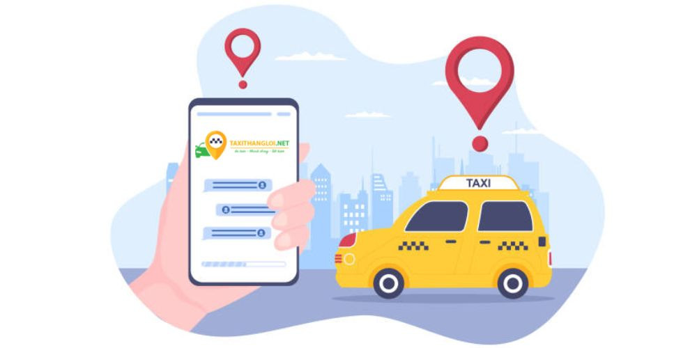 Ảnh chụp màn hình hiển thị những đánh giá tích cực của khách hàng về dịch vụ taxi Thắng Lợi, nhấn mạnh vào chất lượng chuyên nghiệp và sự hài lòng.