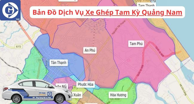 Ảnh minh họa xe ghép Tam Kỳ Quảng Nam phục vụ hành khách.