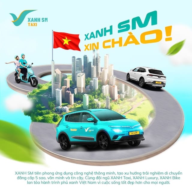 Xanh Taxi kiến tạo đô thị xanh, thân thiện với môi trường