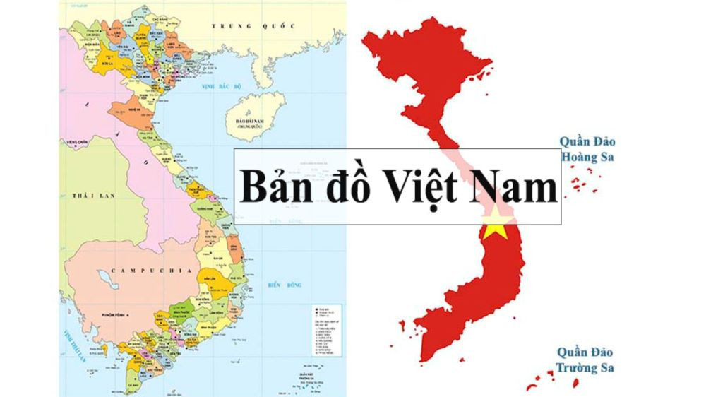 Bản đồ chi tiết 63 tỉnh thành Việt Nam, phân vùng rõ ràng