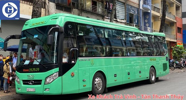 Bảng chỉ dẫn bến xe hoặc tuyến đường tại Trà Vinh