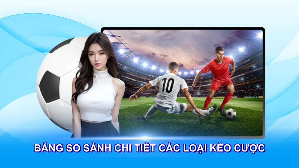 Bảng so sánh chi tiết các loại kèo cược