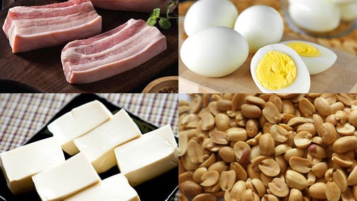 Các nguyên liệu chính để chế biến món bánh tráng cuốn Bình Định