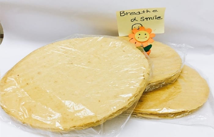 Bánh tráng khoai lang nướng có vị ngọt dịu đặc biệt
