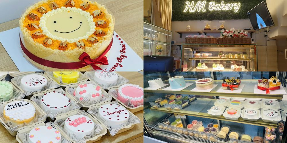 Bánh kem tại HM Bakery Gò Vấp được thiết kế đa dạng theo sở thích của khách hàng