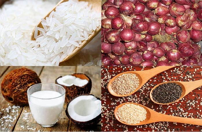 Các nguyên liệu chính cần chuẩn bị để làm bánh tráng Bình Định