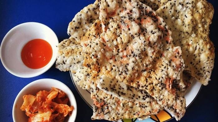 Bánh tráng mè Bình Định thành phẩm