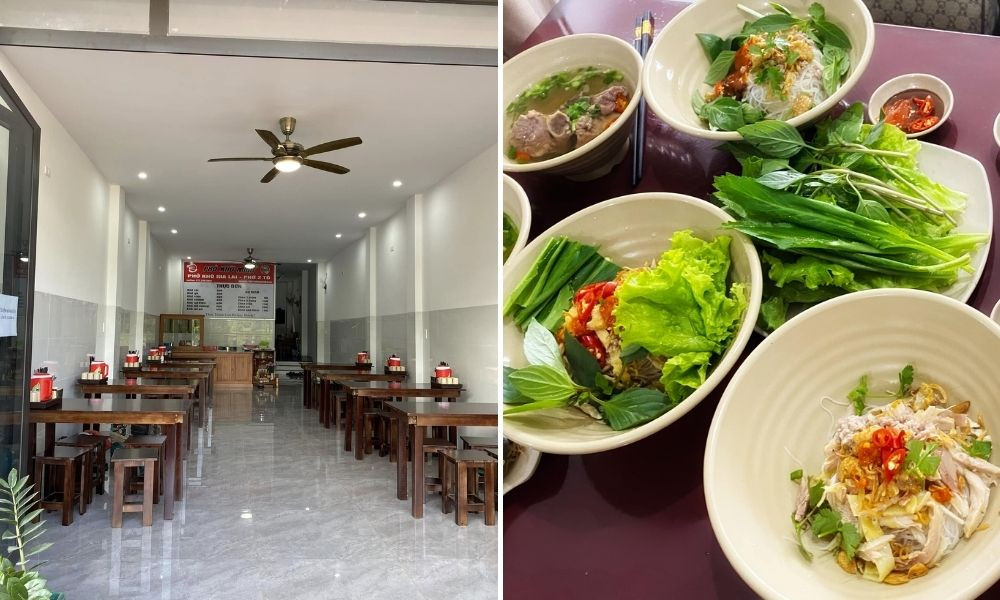 Bát phở khô đặc trưng tại Phở Khô Minh Pleiku
