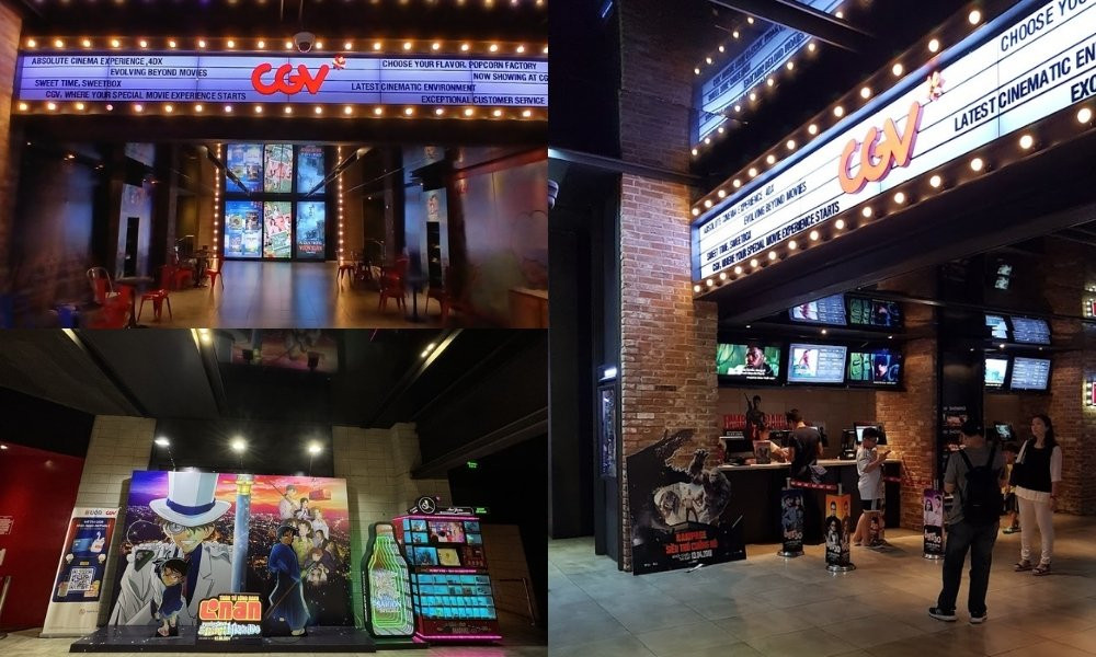 Bên trong rạp chiếu phim CGV Hùng Vương Plaza