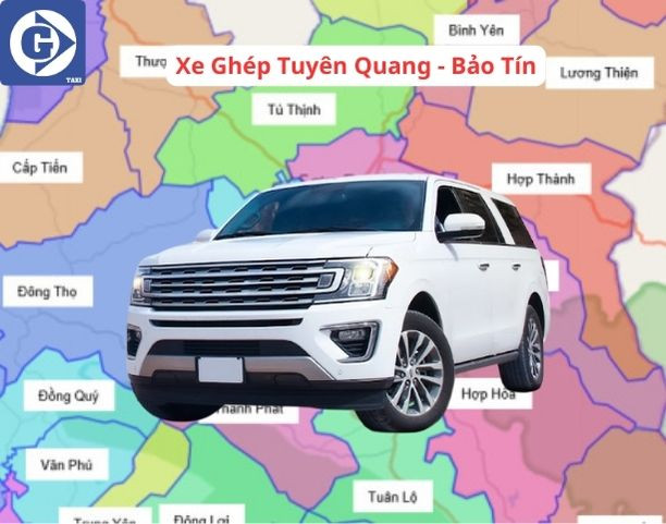 Biển chỉ dẫn đường đi Tuyên Quang, thể hiện các tuyến đường quan trọng mà dịch vụ xe ghép Tuyên Quang thường hoạt động.
