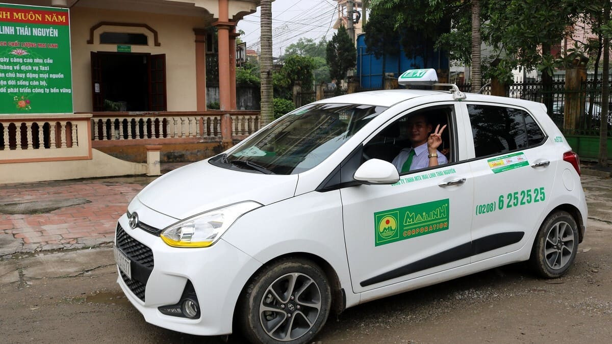 Biểu đồ giá cước trung bình của taxi tại Thái Nguyên