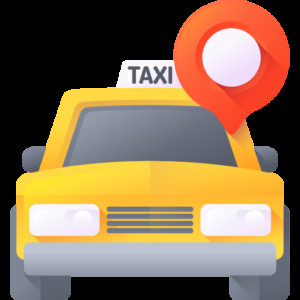 Biểu tượng dịch vụ taxi màu vàng nổi bật tại Cư M'gar