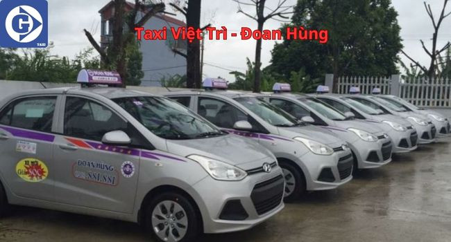 Biểu tượng dịch vụ taxi Việt Trì Phú Thọ trên xe