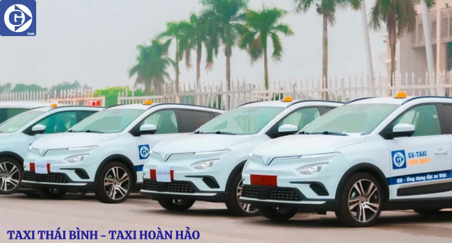 Biểu tượng hãng Taxi Hoàn Hảo tại Thái Bình