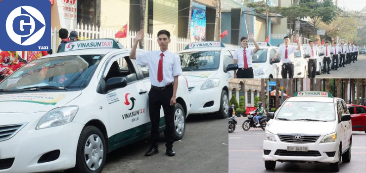 Biểu tượng Taxi Vinasun quen thuộc tại khu vực Trảng Bàng