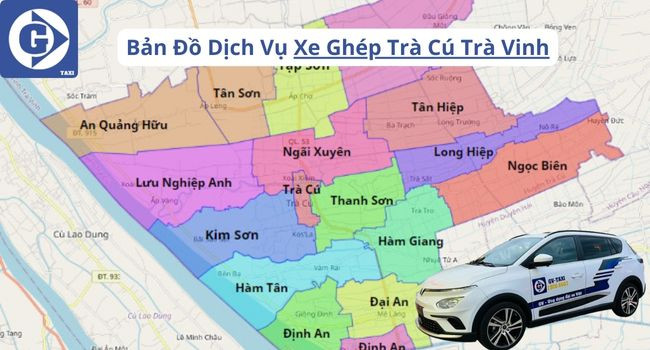 Biểu tượng ứng dụng gọi xe ghép phổ biến tại Trà Cú Trà Vinh