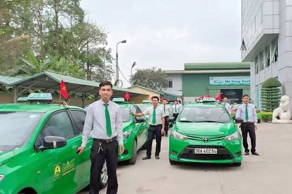 Biểu tượng và trụ sở taxi Mai Linh tại Thanh Hóa