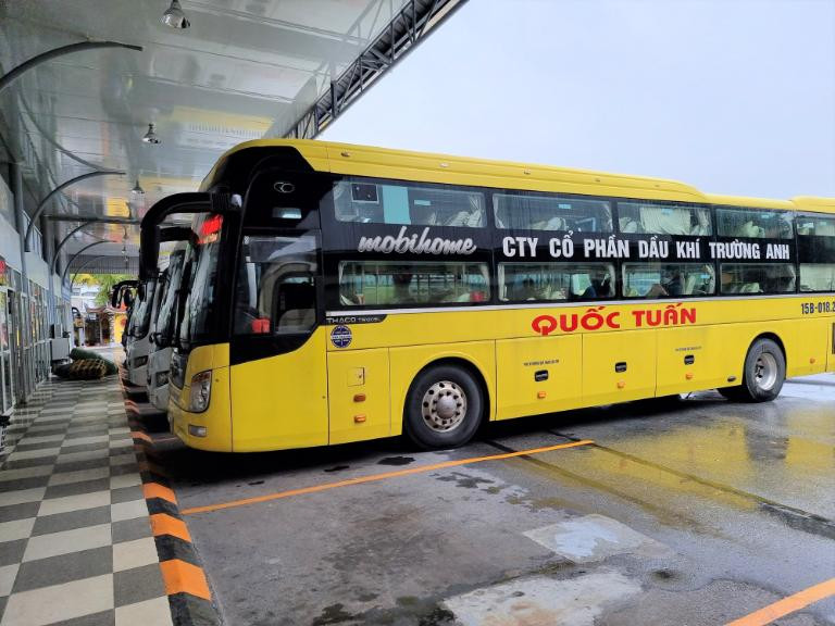 Các dòng xe giường nằm hiện đại tại Bến xe Bắc Vinh sẵn sàng cho hành trình