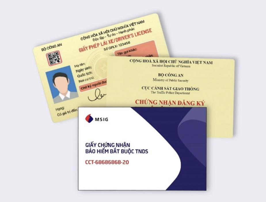 Các giấy tờ xe cần thiết khi tham gia giao thông