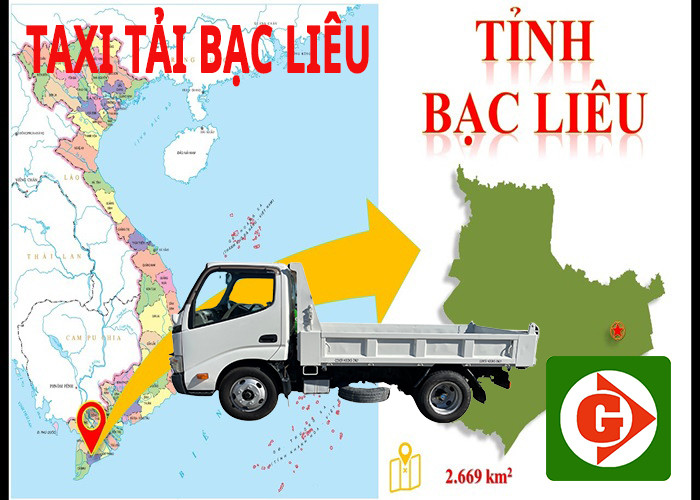 Các loại xe taxi tải đa dạng tại Bạc Liêu
